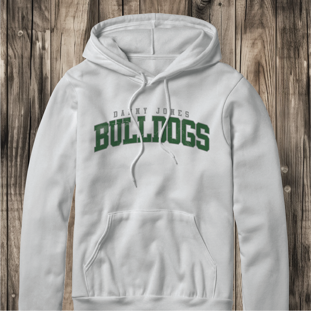 Danny Jones Bulldogs Arch Hoodie - Gildan 18500