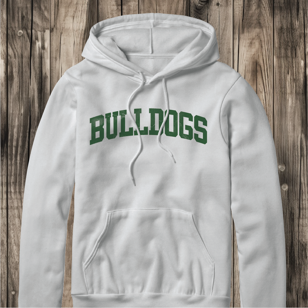BULLDOGS Arch Hoodie - Gildan 18500