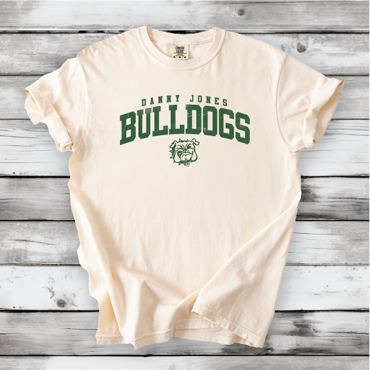 Danny Jones Bulldog Arch with Mascot  - Next Level, Bella Canvas and Comfort Colors