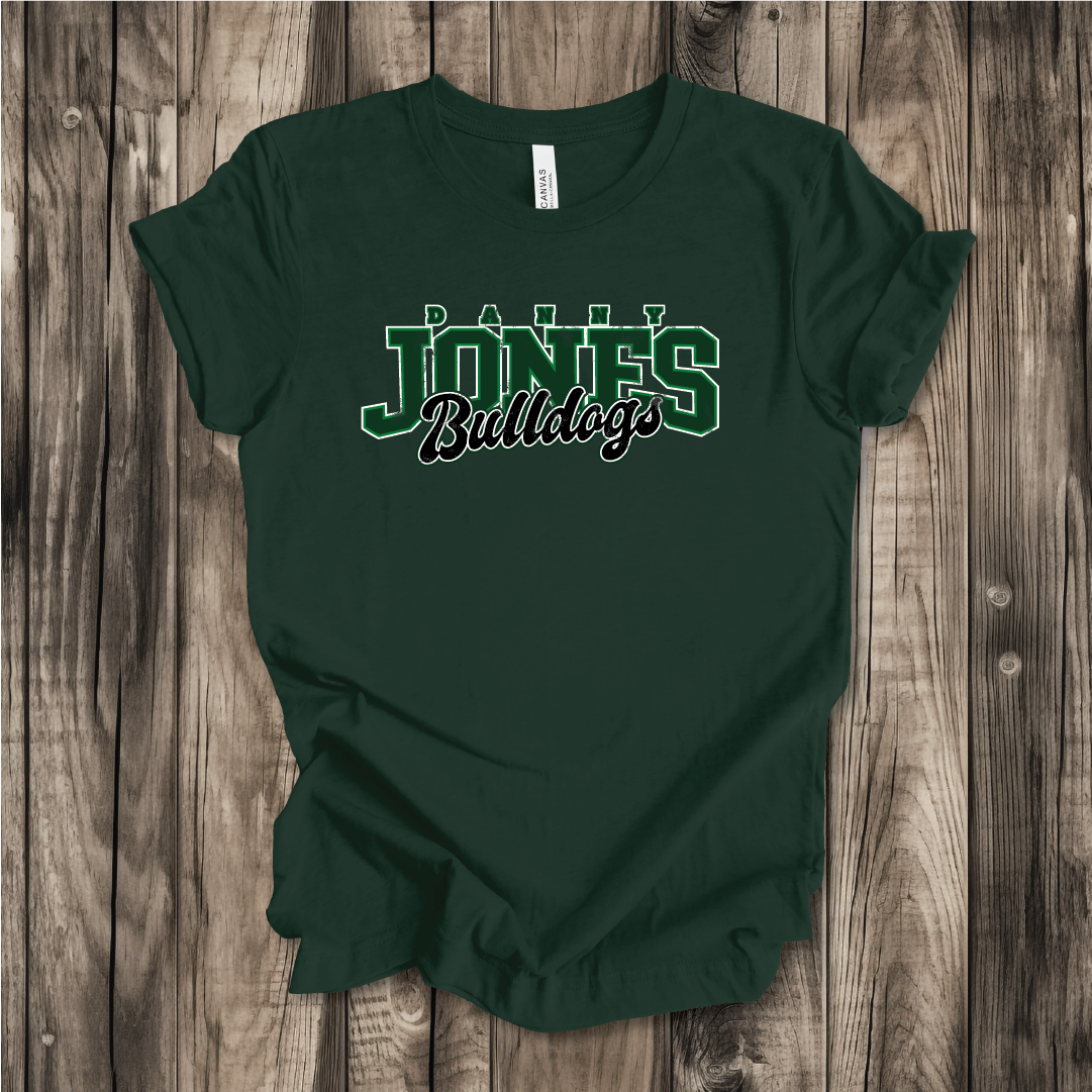 Danny Jones Bulldog Scripty Next Level, Bella Canvas and Comfort Colors