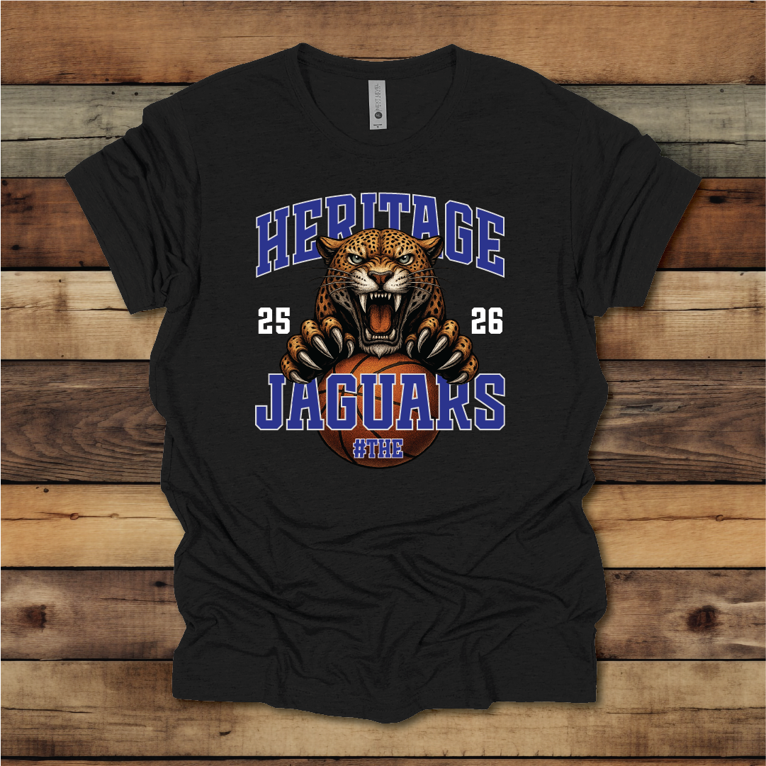 2025-2026 Heritage Lady Jags Basketball - 60/40 COTTON/POLY