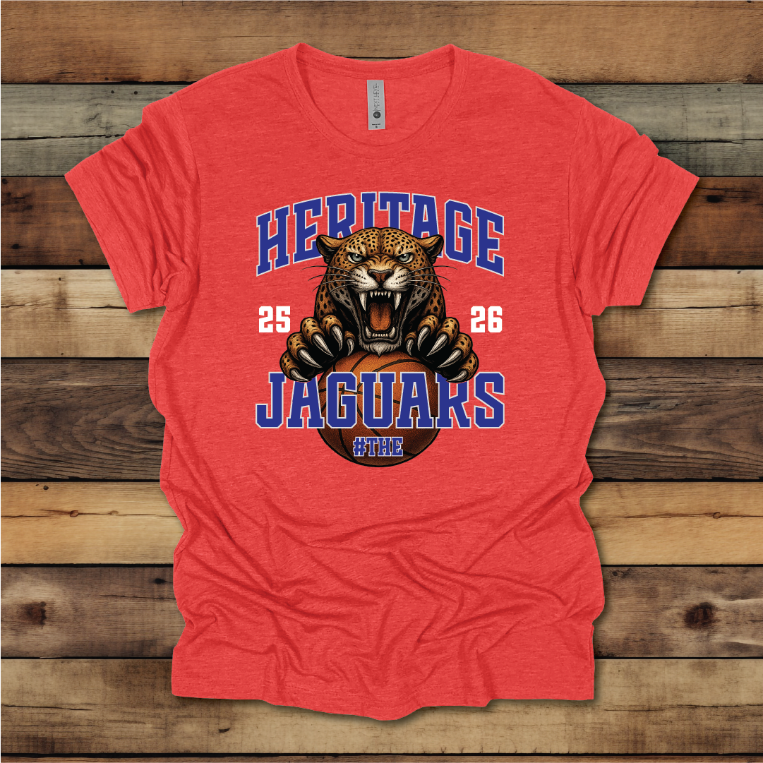 2025-2026 Heritage Lady Jags Basketball - 60/40 COTTON/POLY