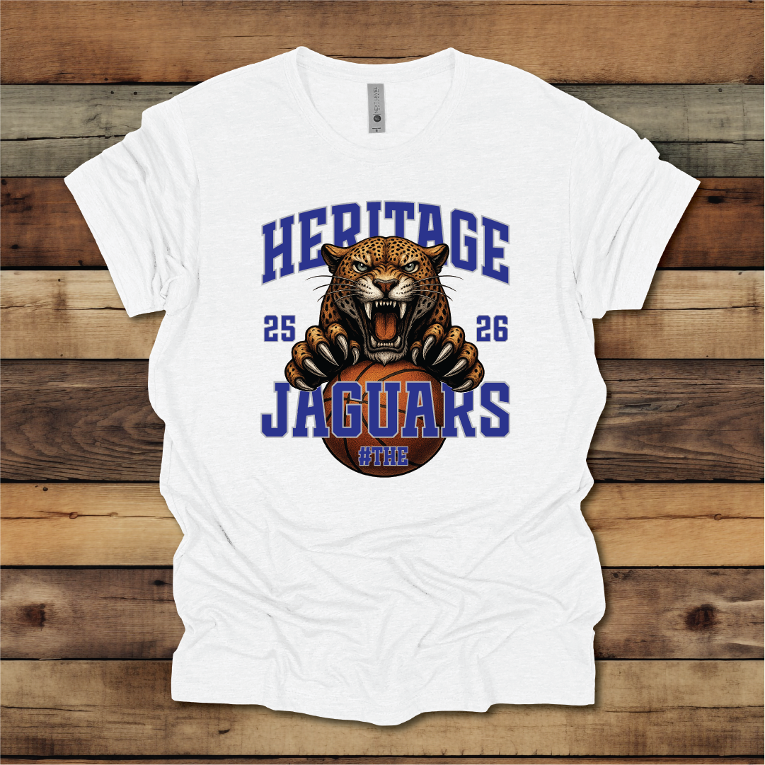 2025-2026 Heritage Lady Jags Basketball - 60/40 COTTON/POLY