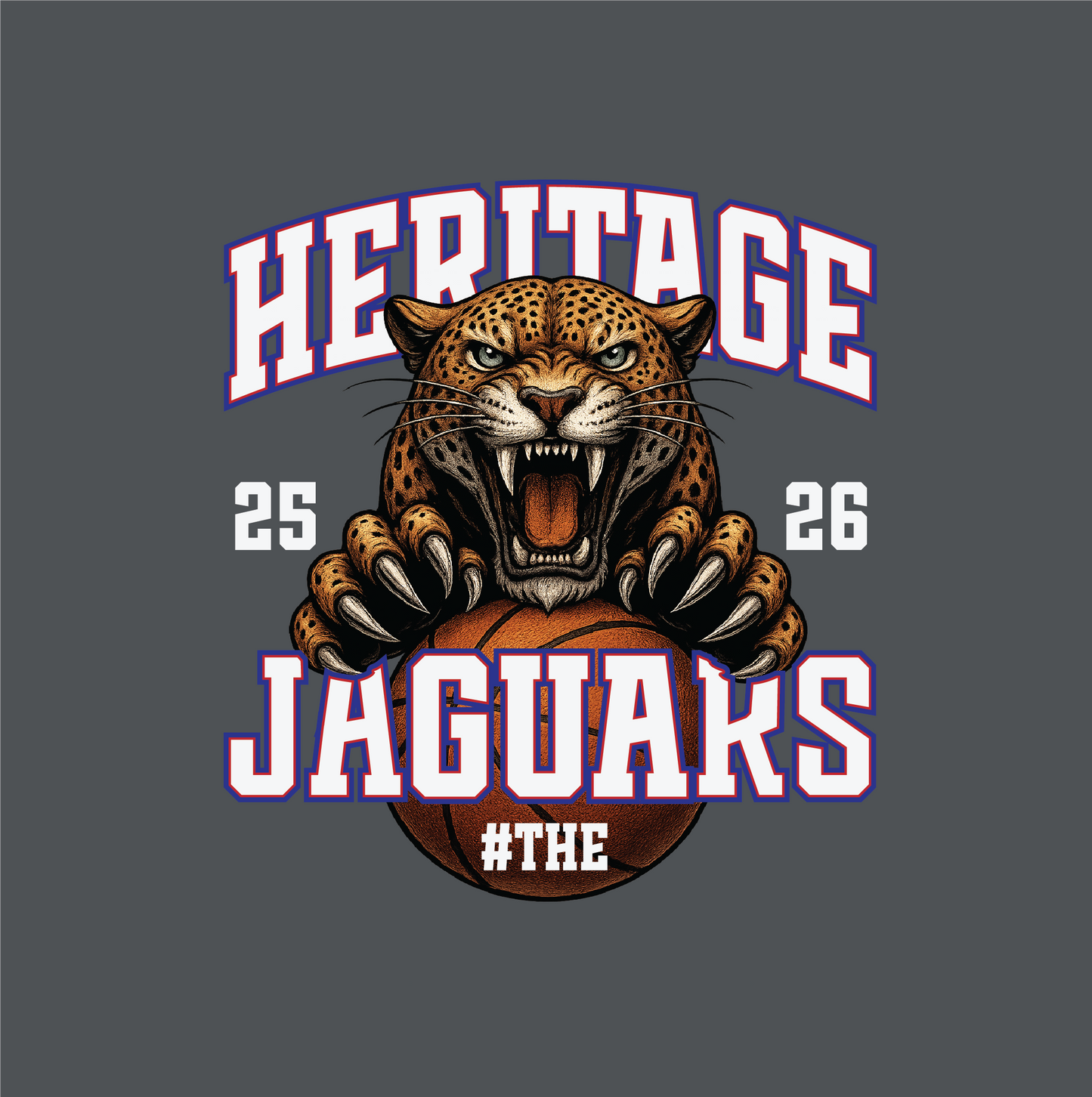 2025-2026  Heritage Lady Jags Basketball - DRY-FIT STYLE