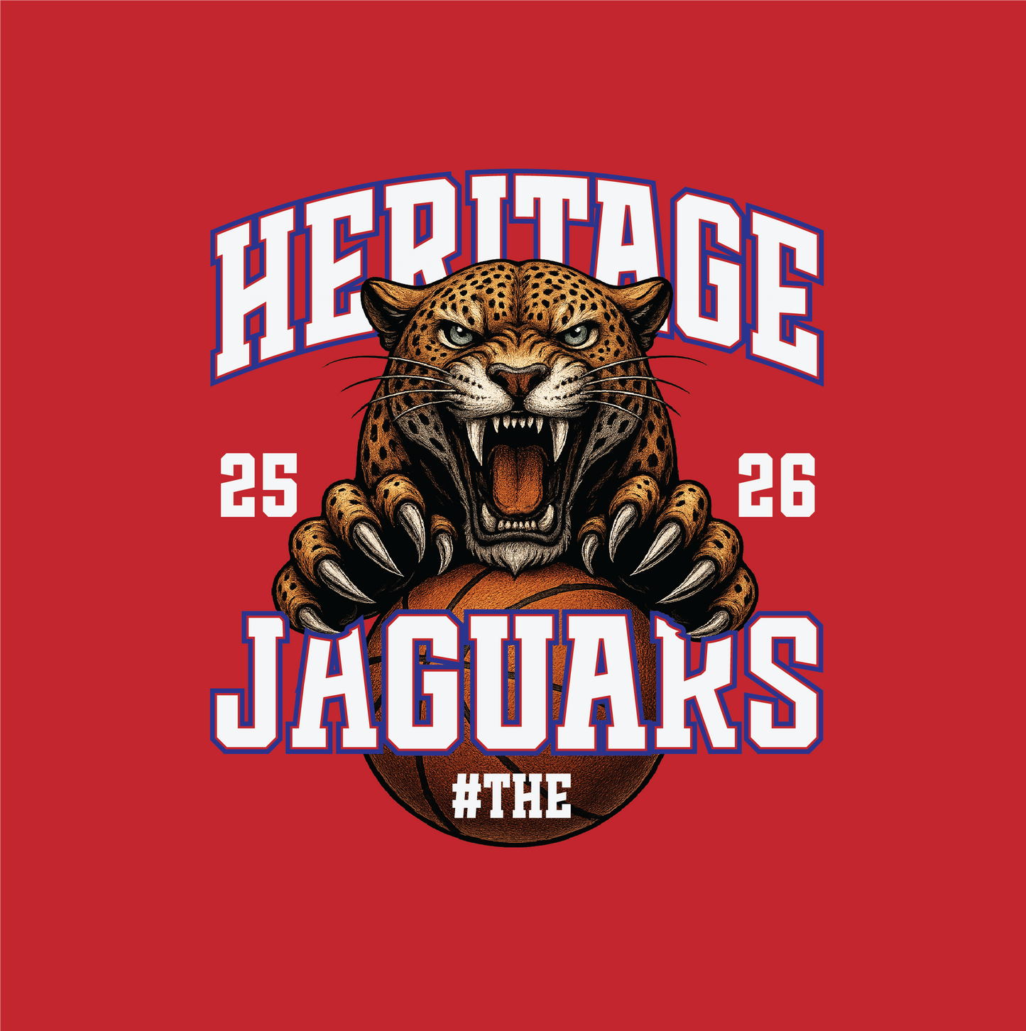 2025-2026  Heritage Lady Jags Basketball - DRY-FIT STYLE