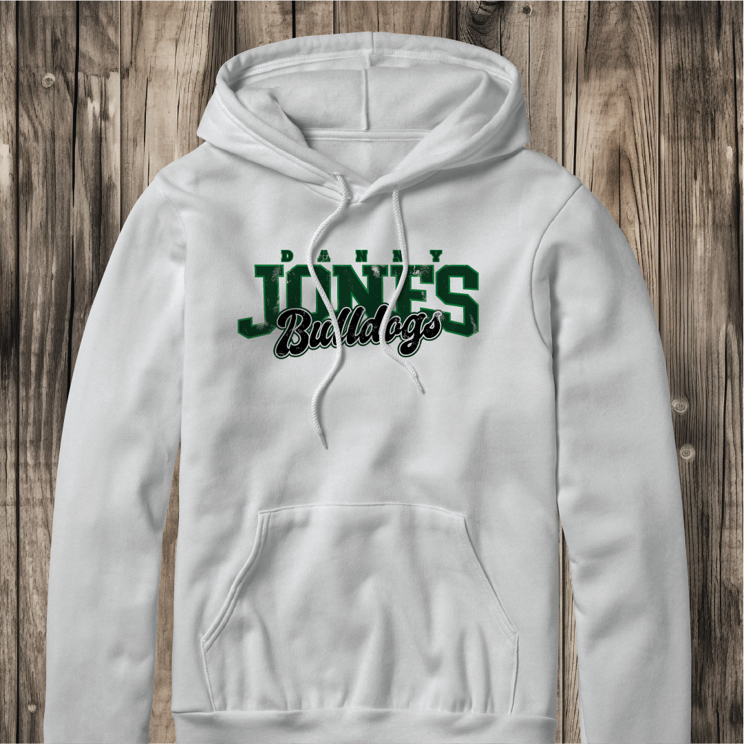 Danny Jones Bulldog Scripty Hoodie - Gildan 18500