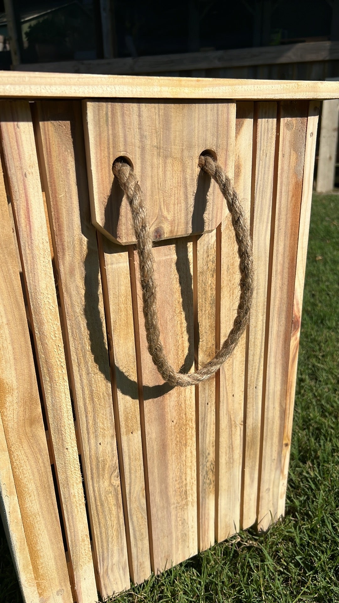 Tall Cedar Planter with Mod Charm!