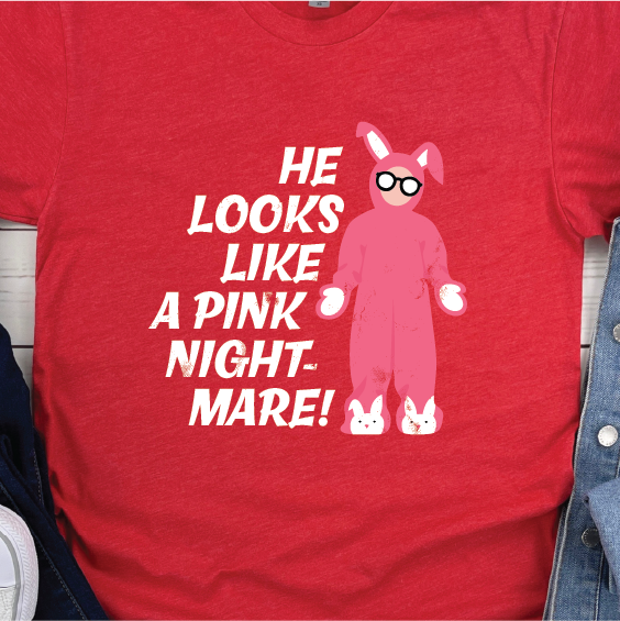 He looks like a pink Nightmare!!!