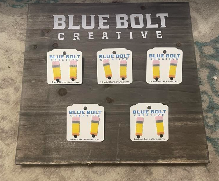 Teacher Pencils - Back to school Perler Bead Earrings