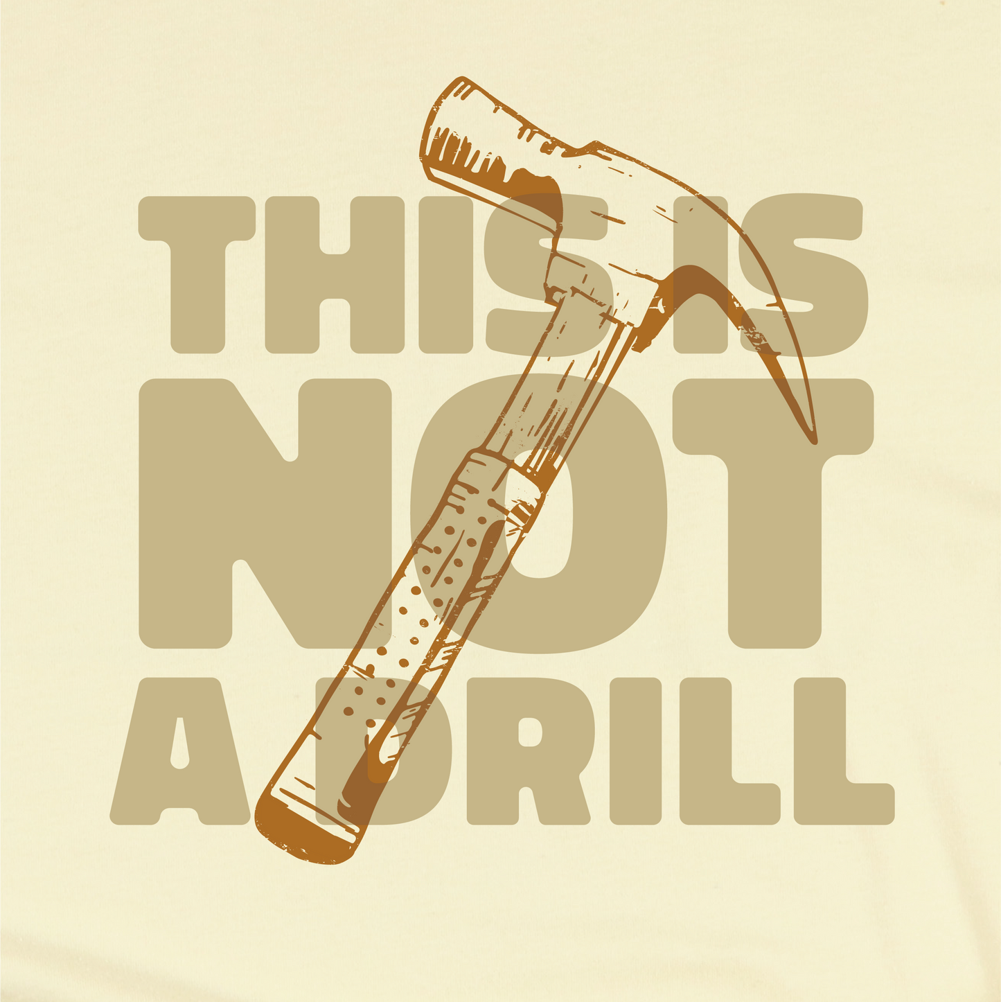 "This is not a drill"