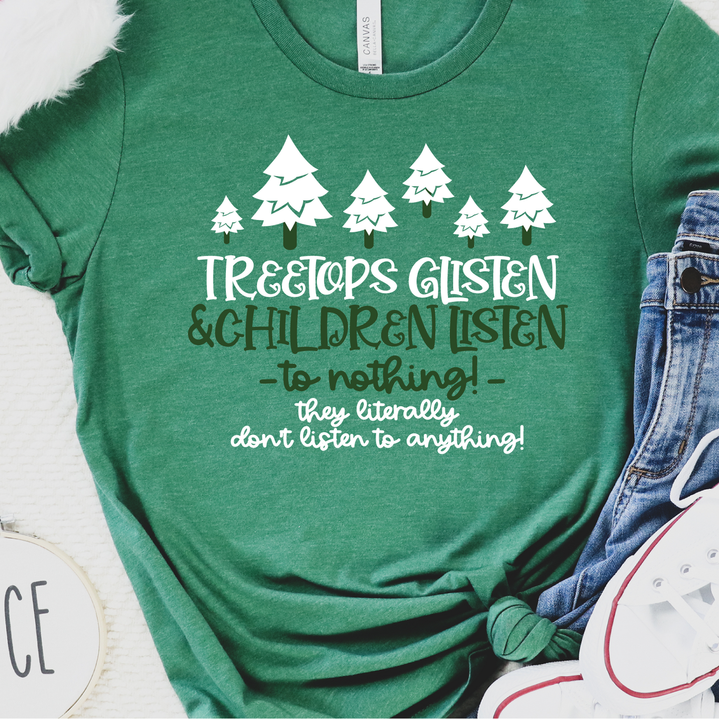 'Treetops Glisten and Children Listen...To Nothing"