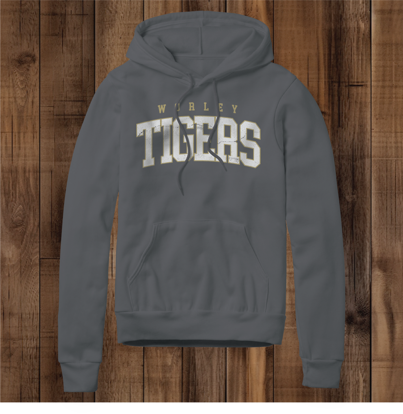 Worley Tigers Stacked (Short sleeve and Hoodie)