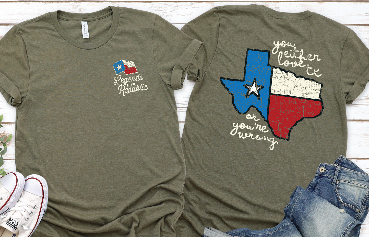 "Texas, you either love it, or you're wrong" - Unisex Shirt