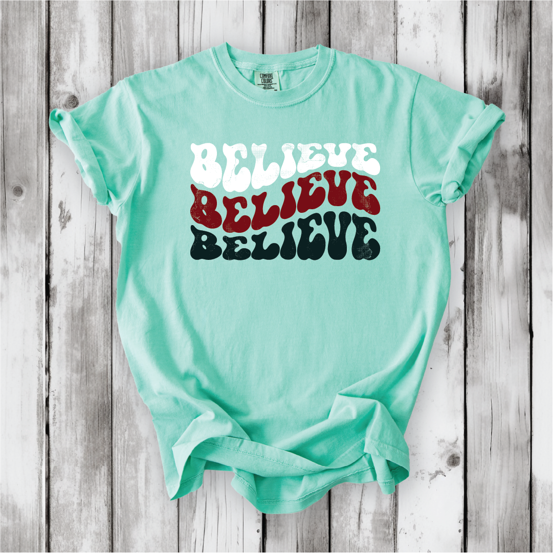 Believe - Christmas Spirit - Comfort Colors