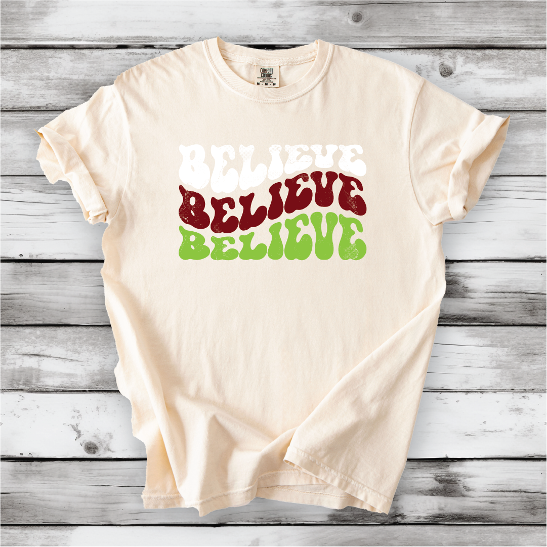 Believe - Christmas Spirit - Comfort Colors