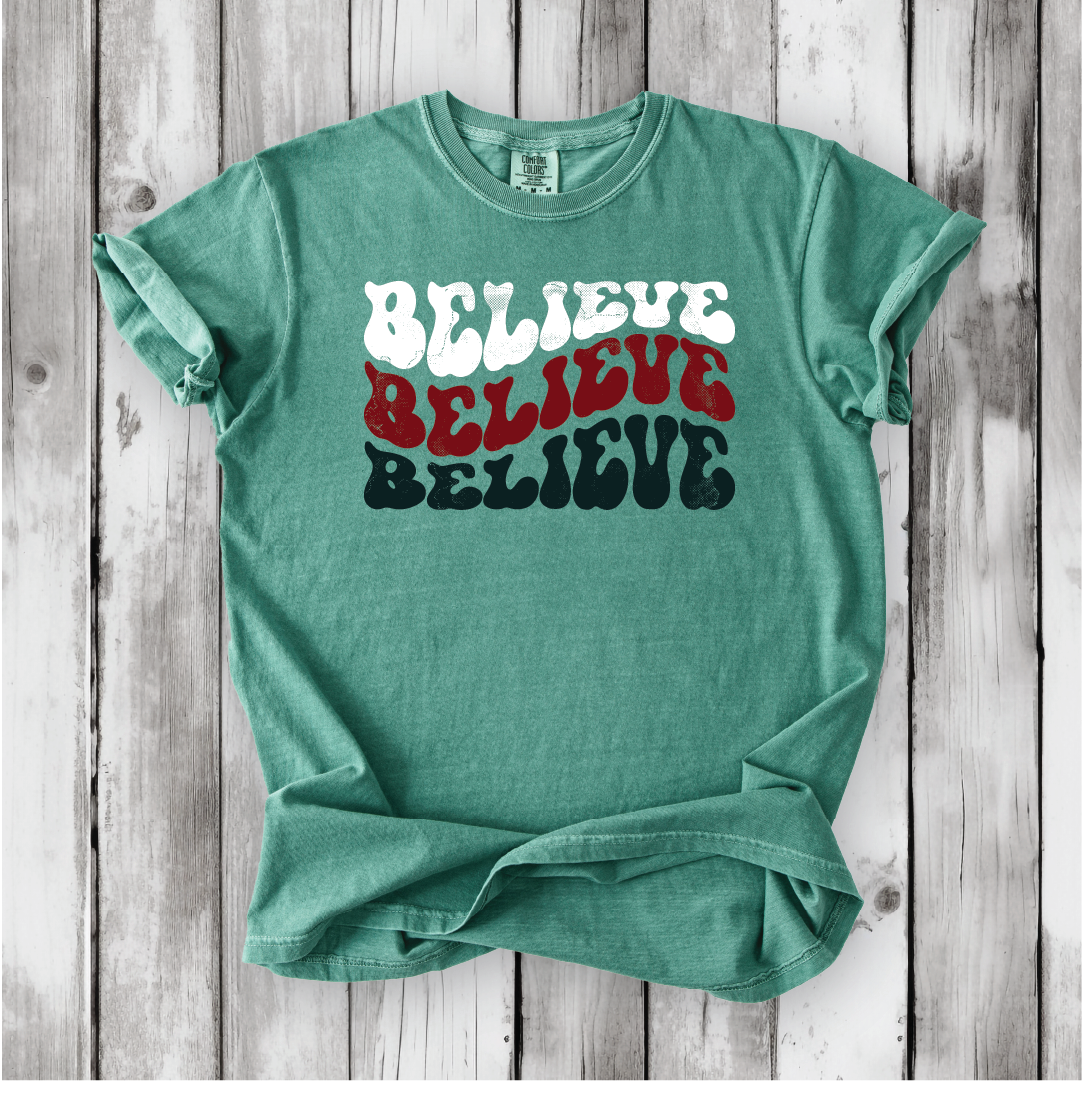 Believe - Christmas Spirit - Comfort Colors