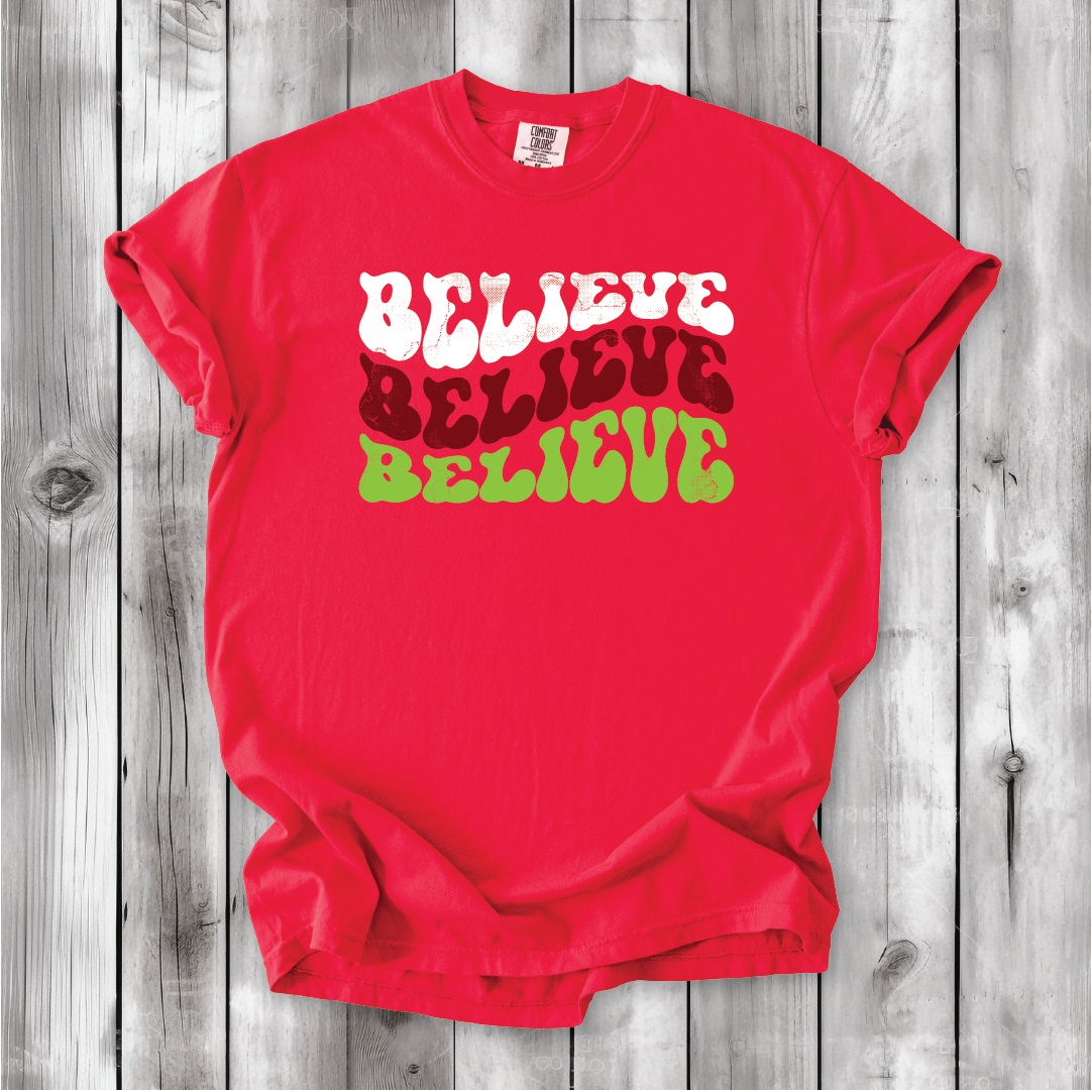 Believe - Christmas Spirit - Comfort Colors