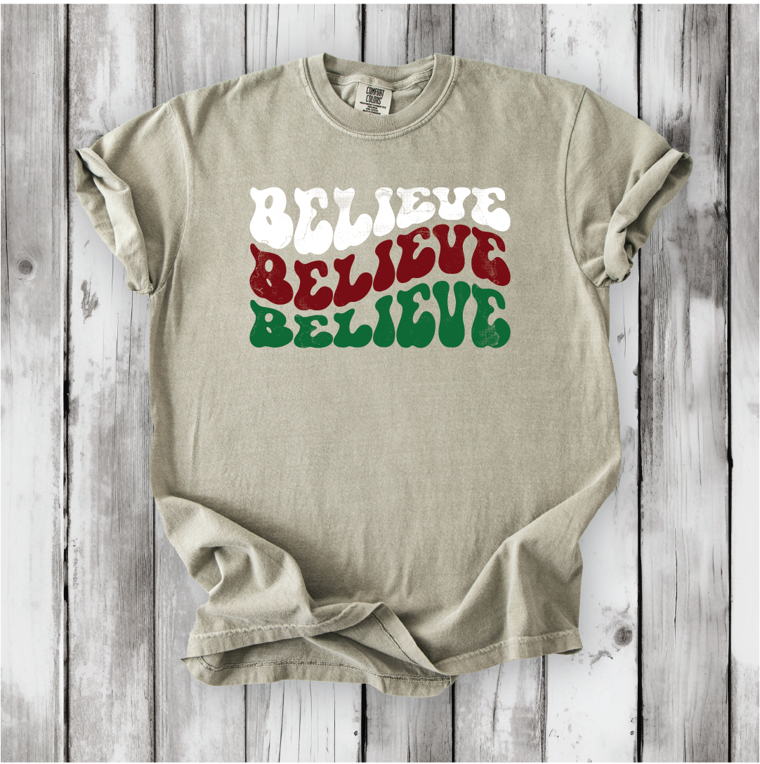 Believe - Christmas Spirit - Comfort Colors