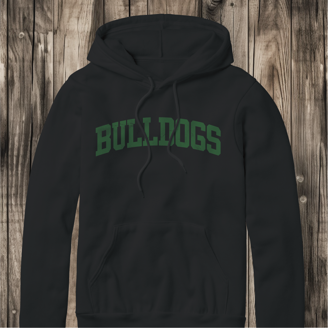 BULLDOGS Arch Hoodie - Gildan 18500