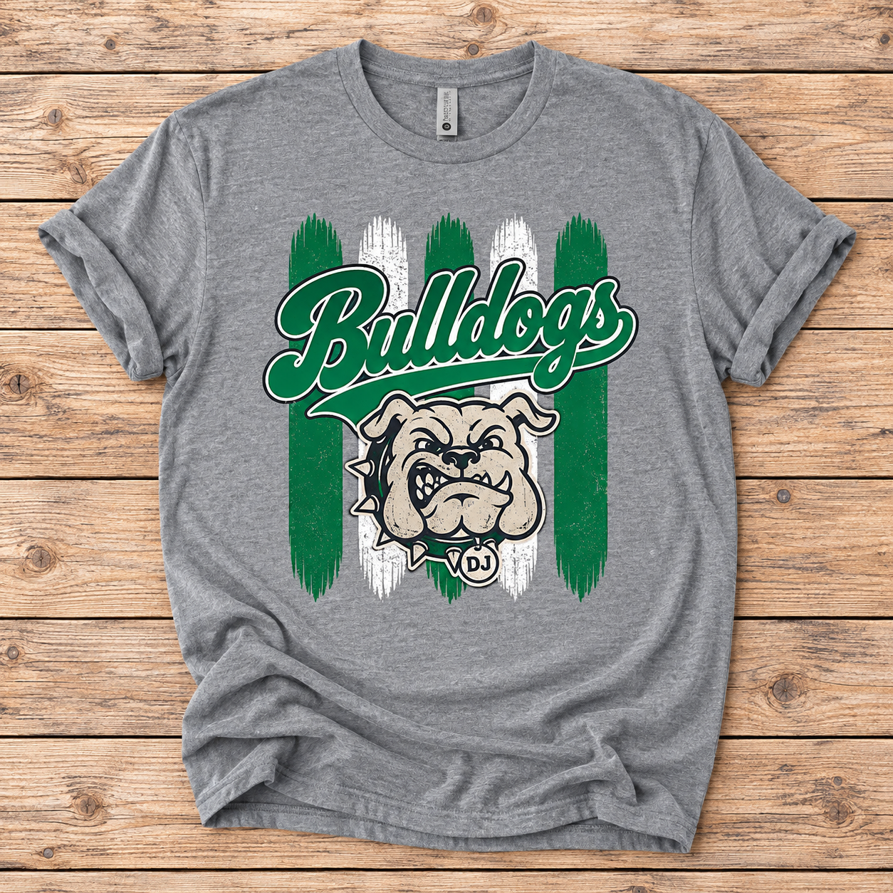 Bulldogs Rally Stripes (short, long and hoodie)
