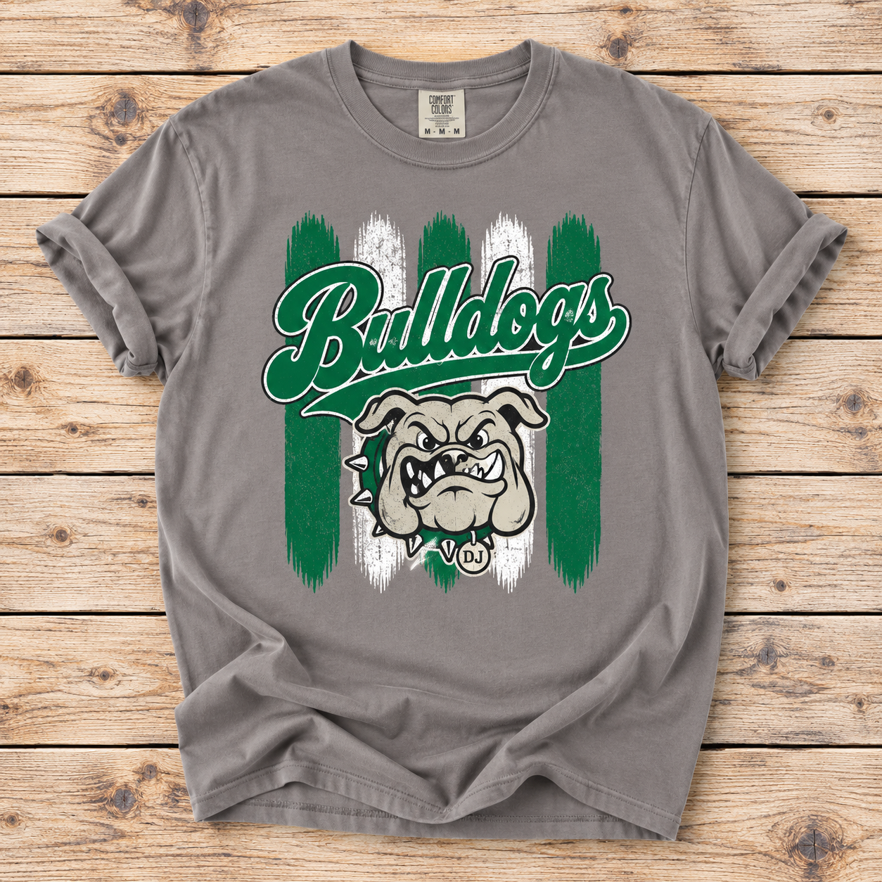 Bulldogs Rally Stripes (short, long and hoodie)