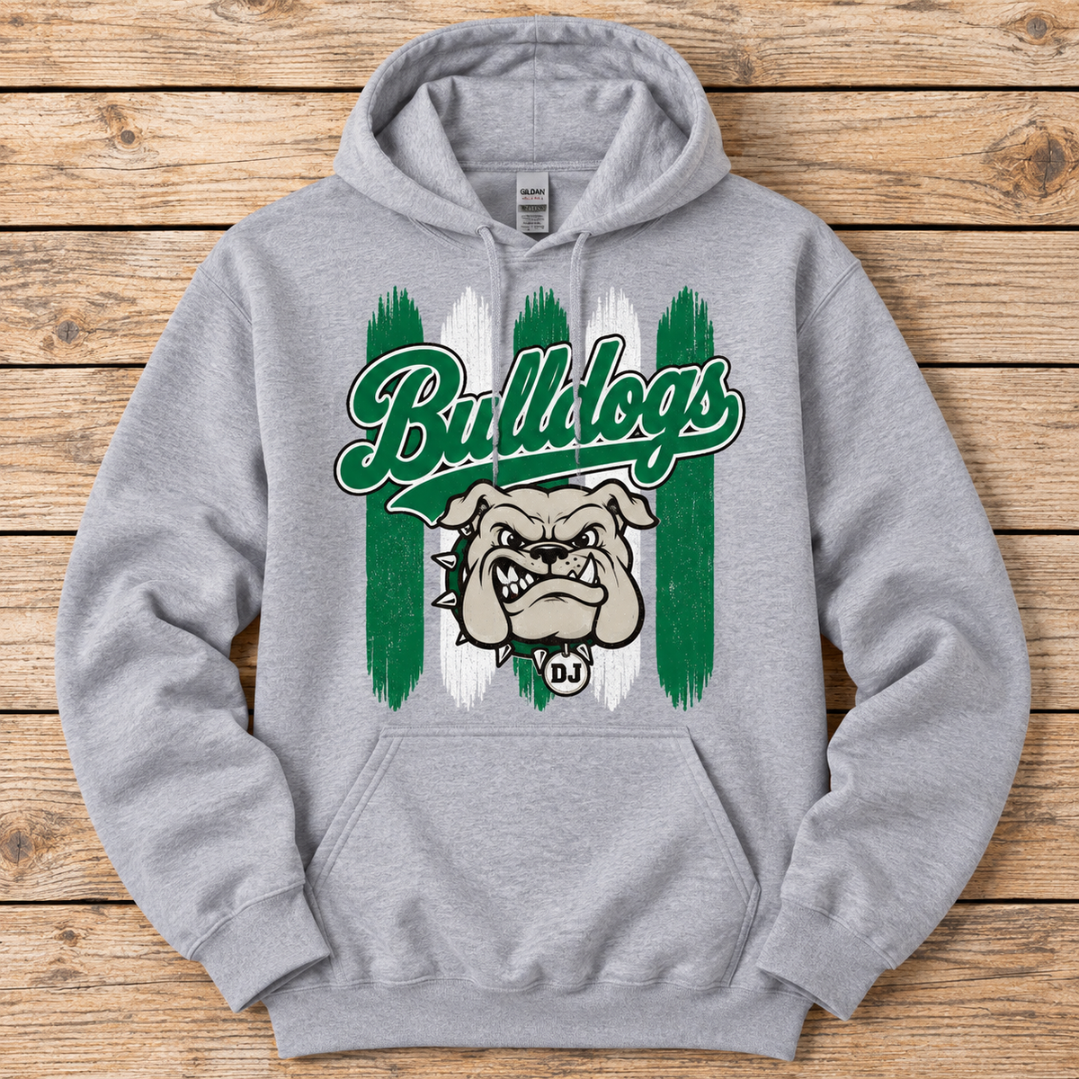 Bulldogs Rally Stripes (short, long and hoodie)