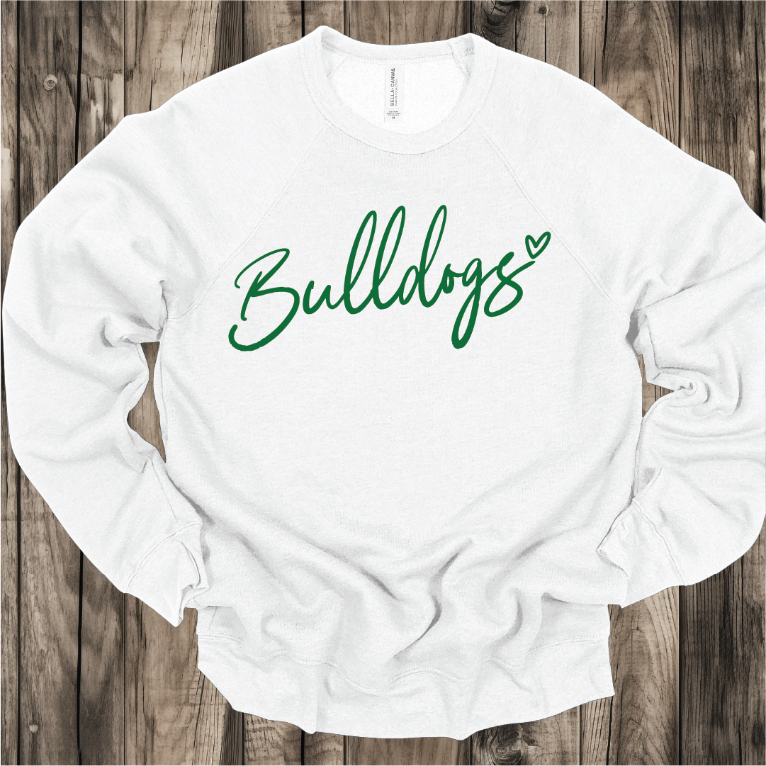 Danny Jones Bulldogs scripty with heart Sweatshirt