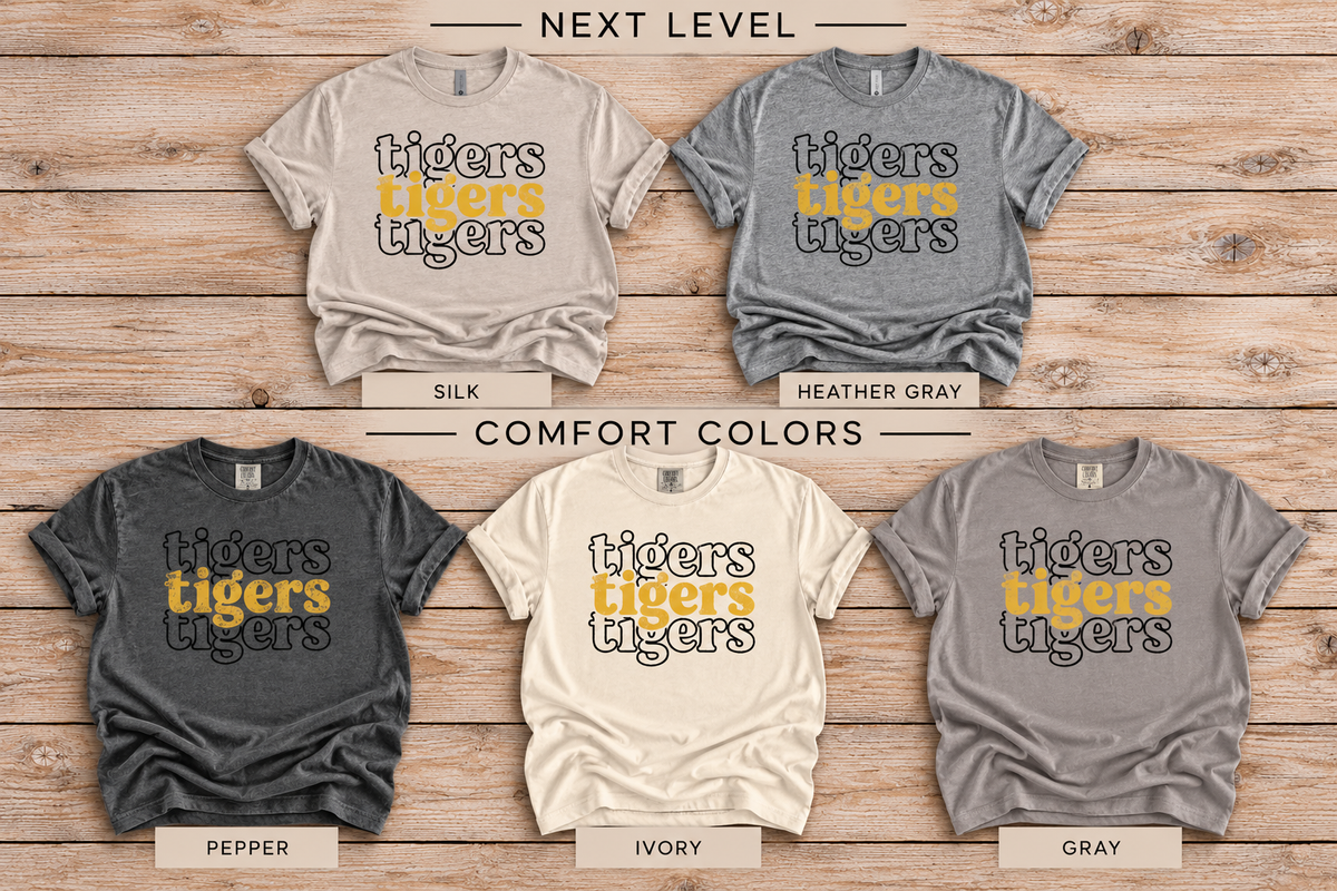 Tigers RETRO ECHO (short, long and hoodie)