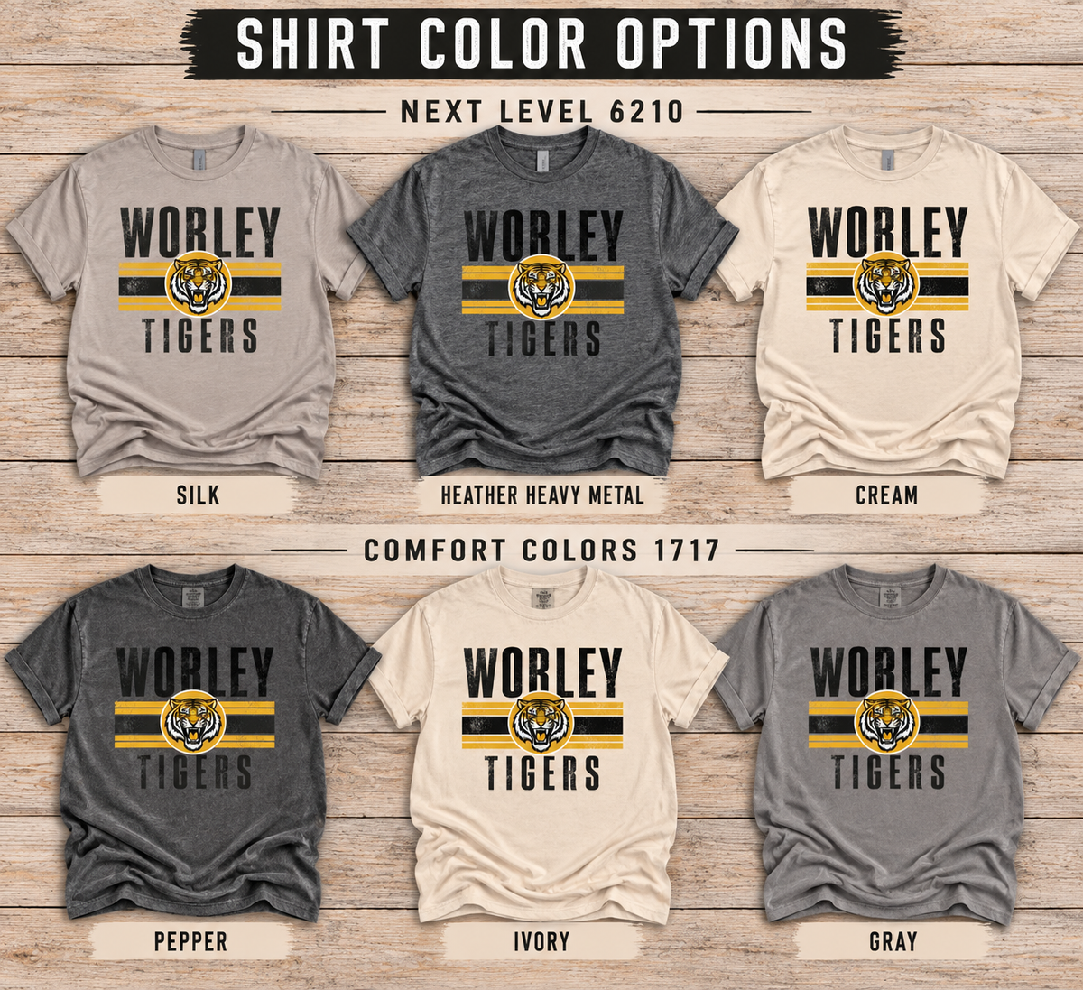 Worley HERITAGE STRIPE (short, long and hoodie)