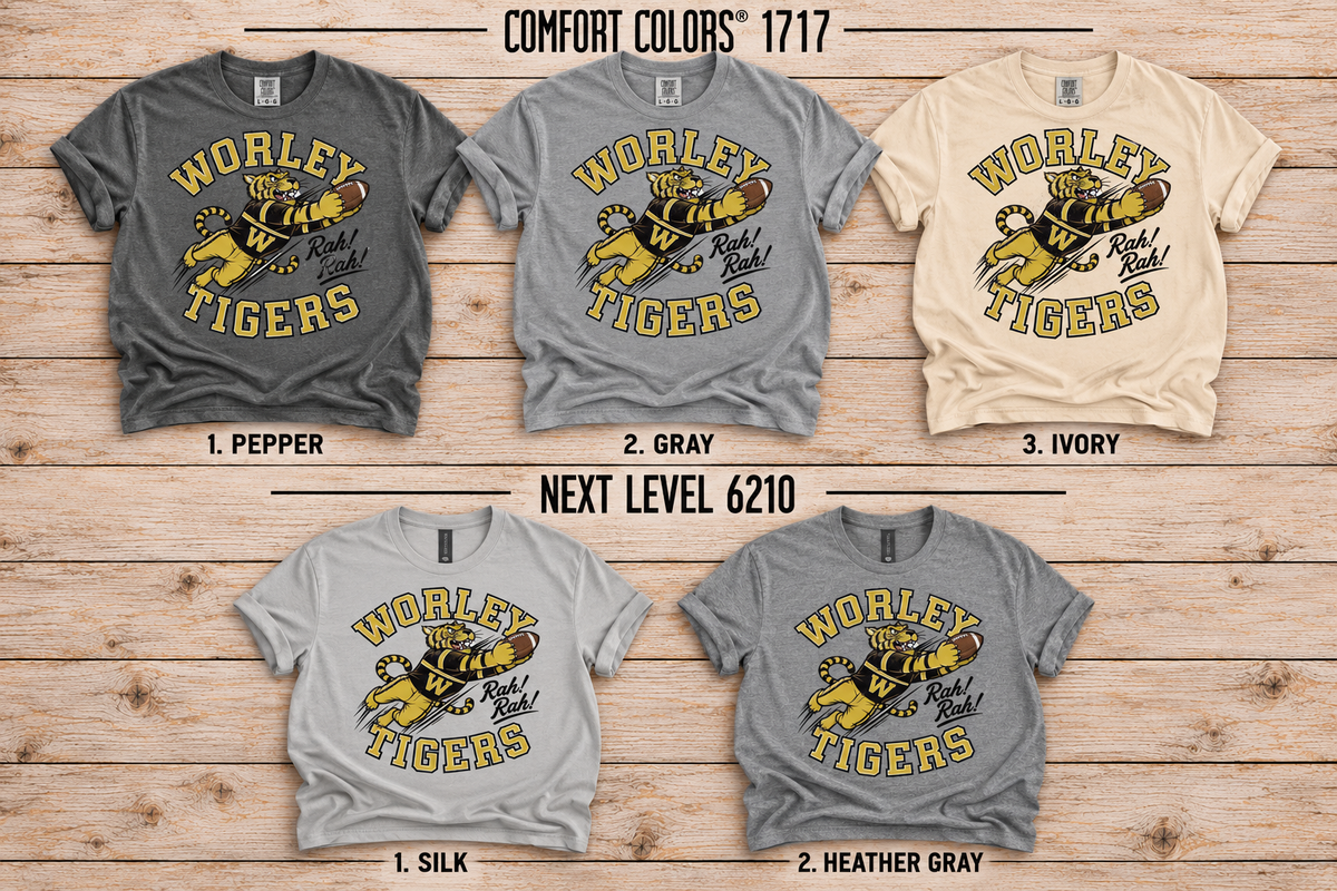 Tigers RAH RAH (short and long)