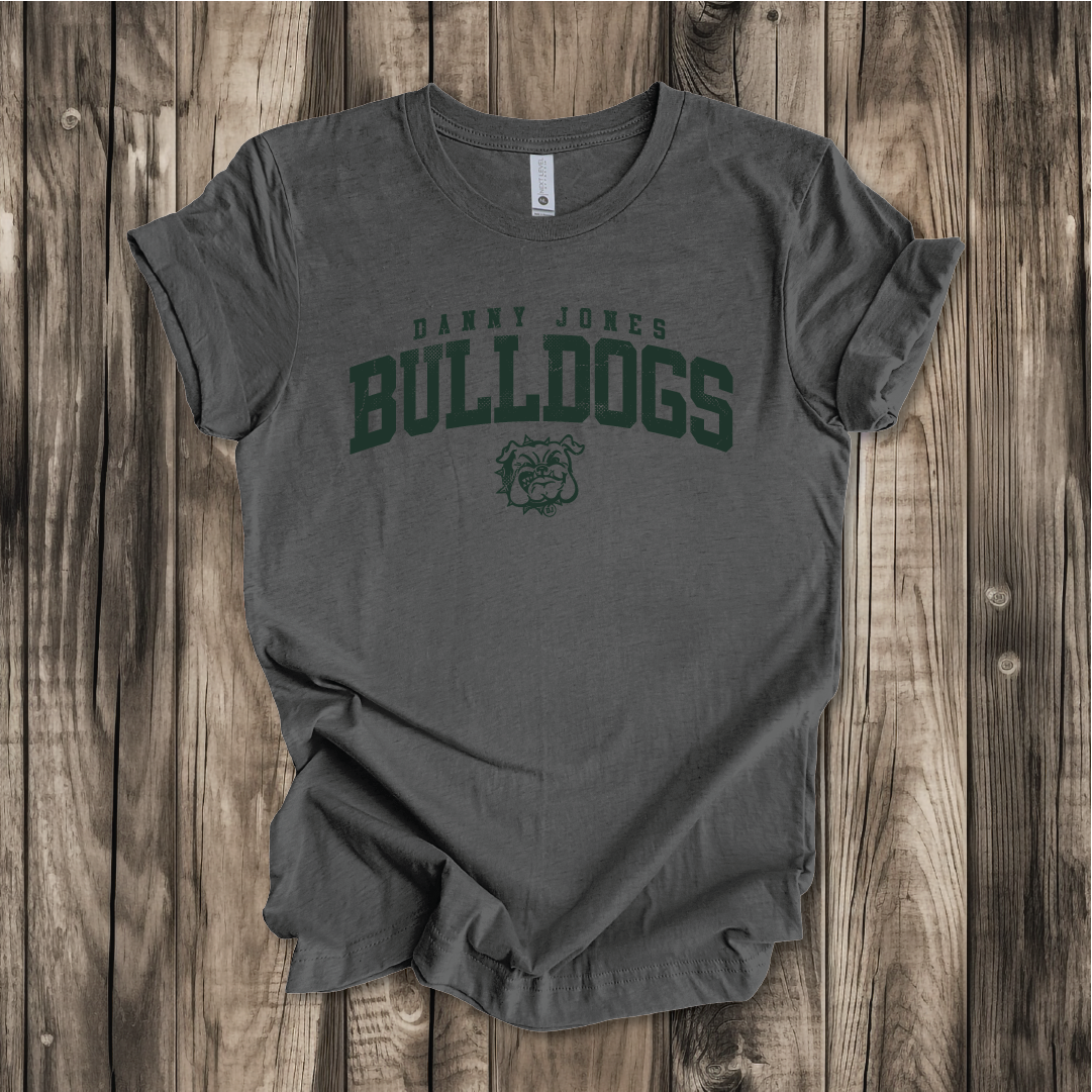 Danny Jones Bulldog Arch with Mascot  - Next Level, Bella Canvas and Comfort Colors
