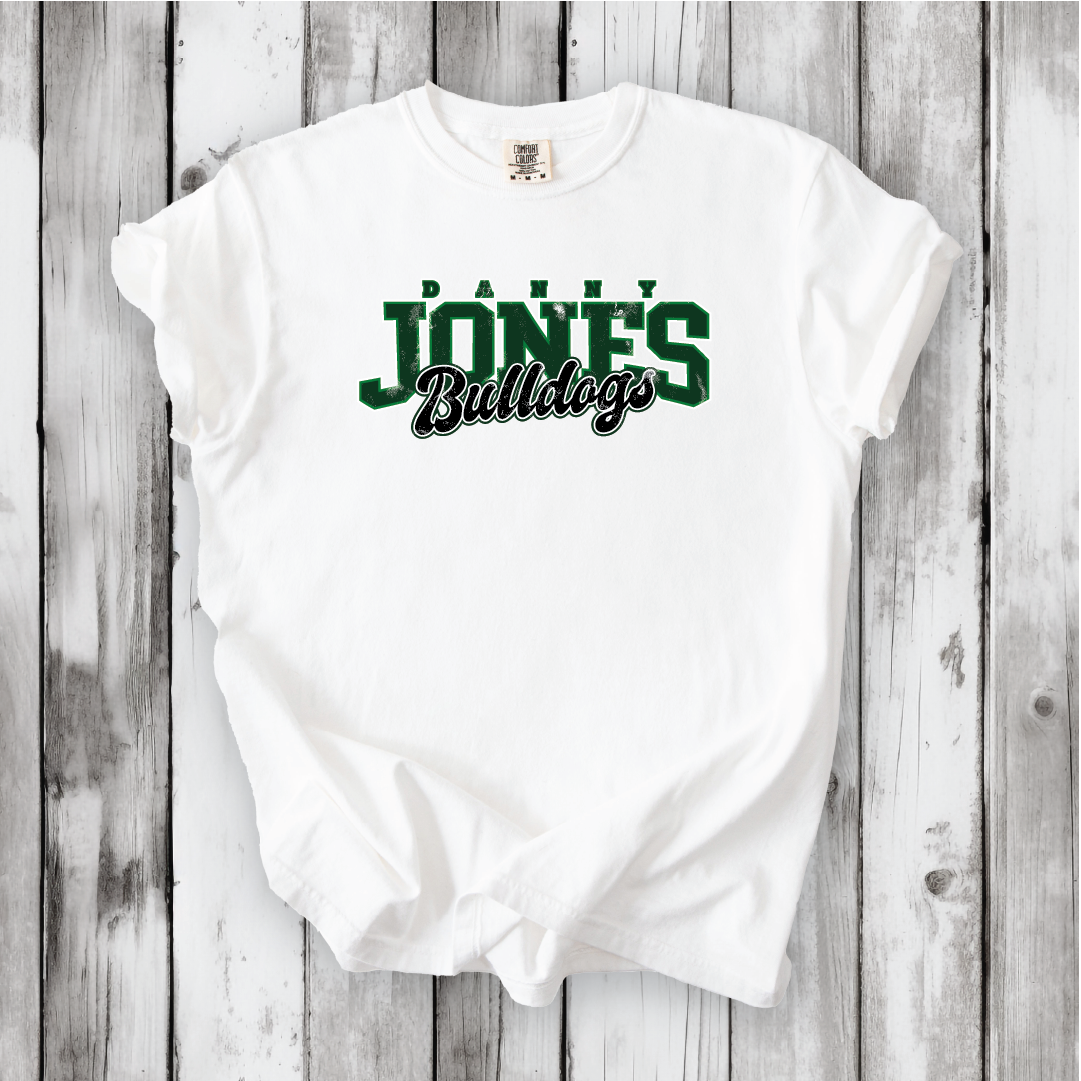 Danny Jones Bulldog Scripty Next Level, Bella Canvas and Comfort Colors