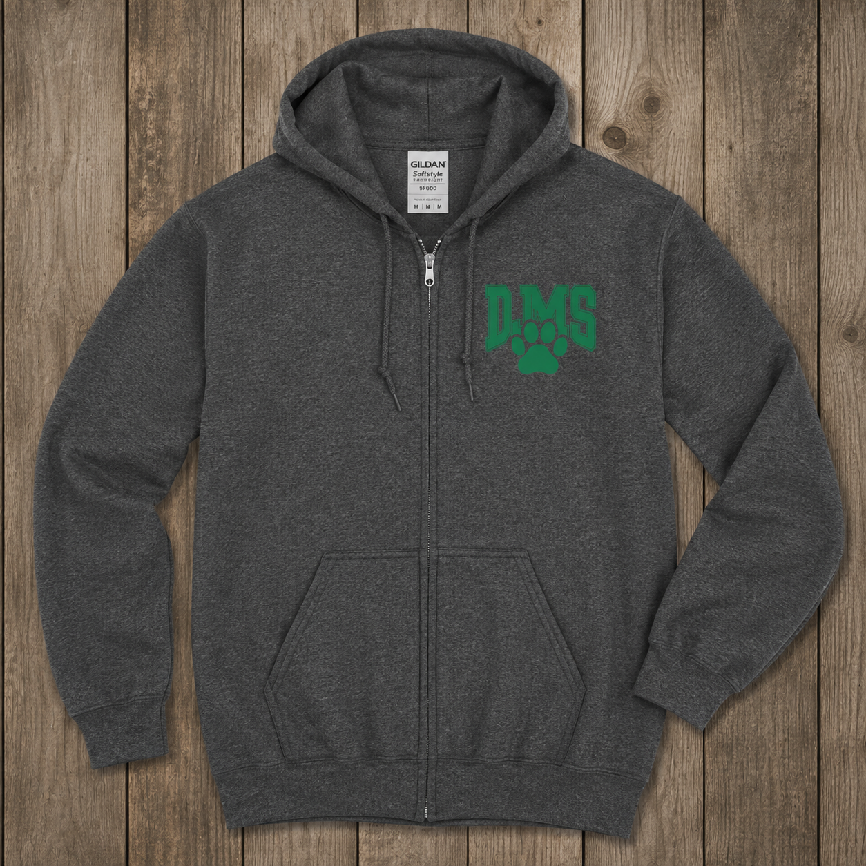 Danny Jones Paw Zipped Hoodie