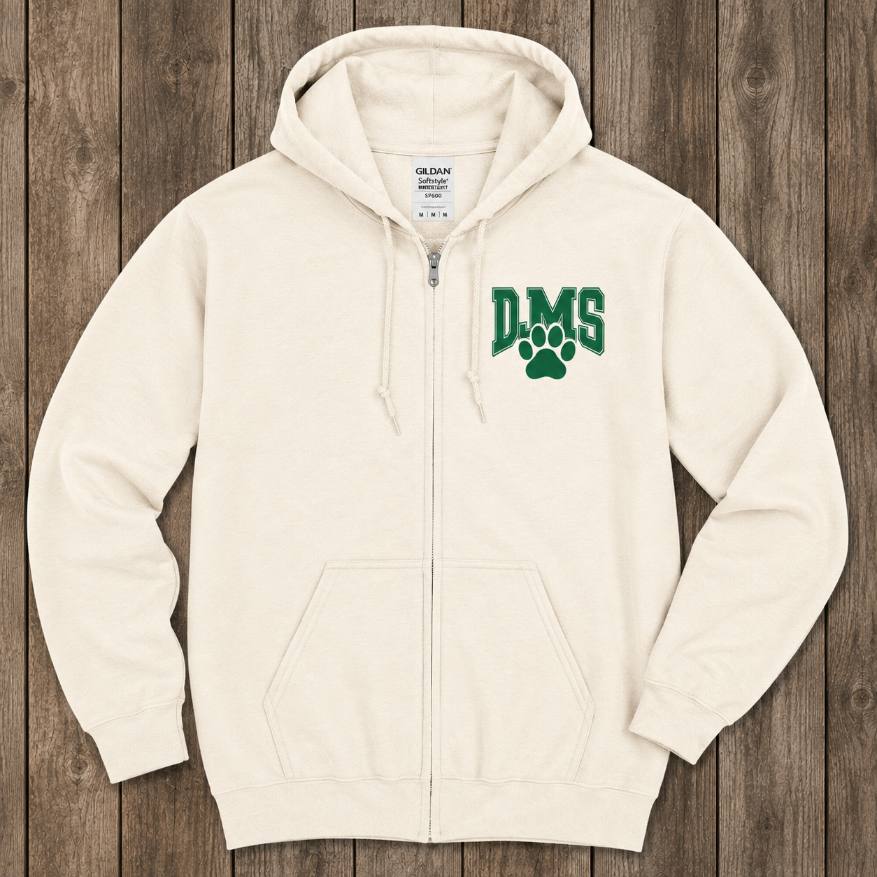 Danny Jones Paw Zipped Hoodie