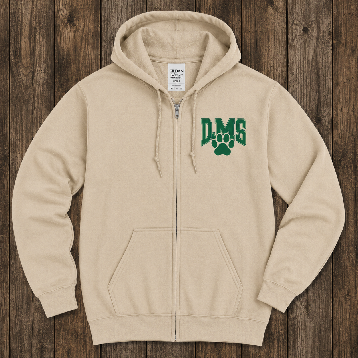 Danny Jones Paw Zipped Hoodie