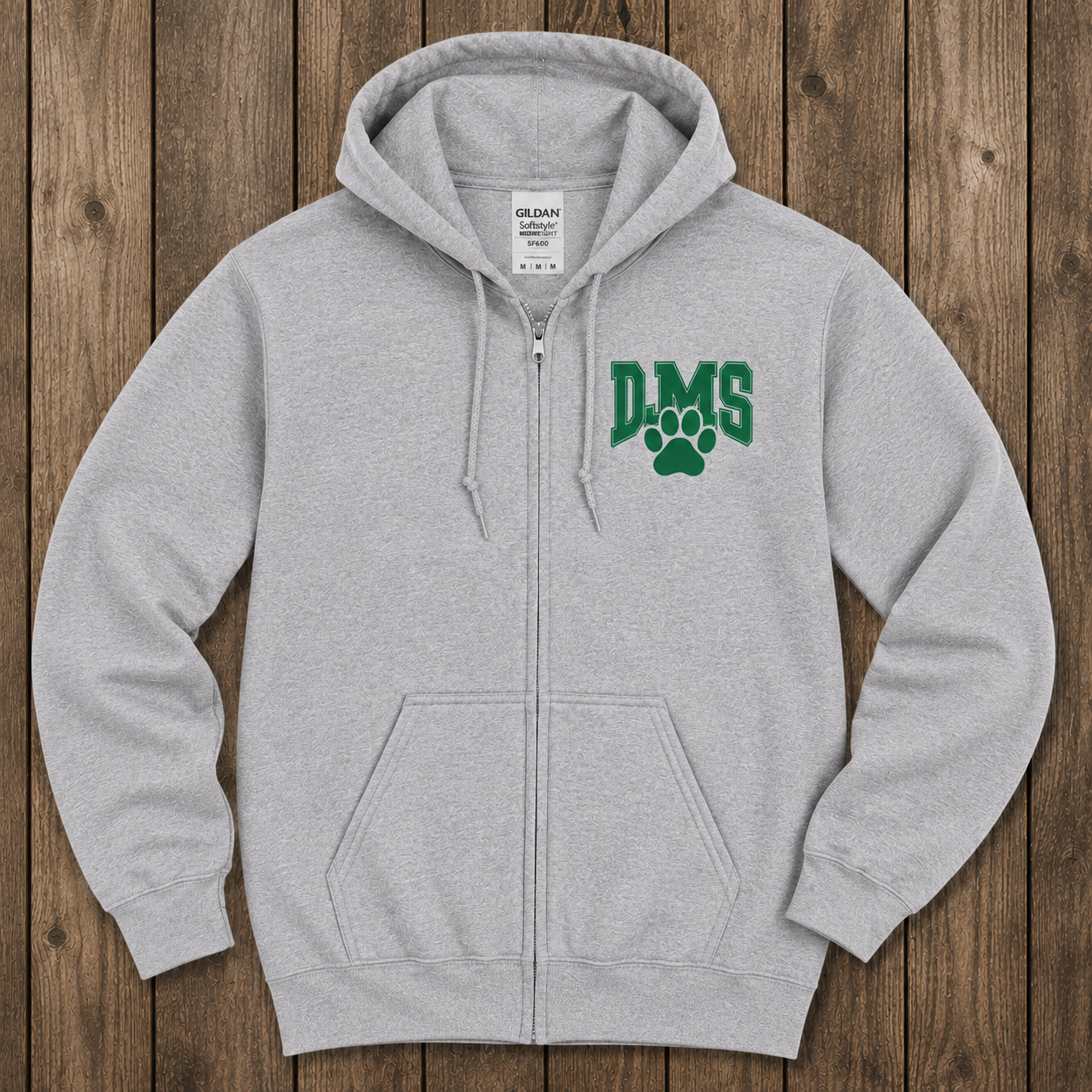 Danny Jones Paw Zipped Hoodie