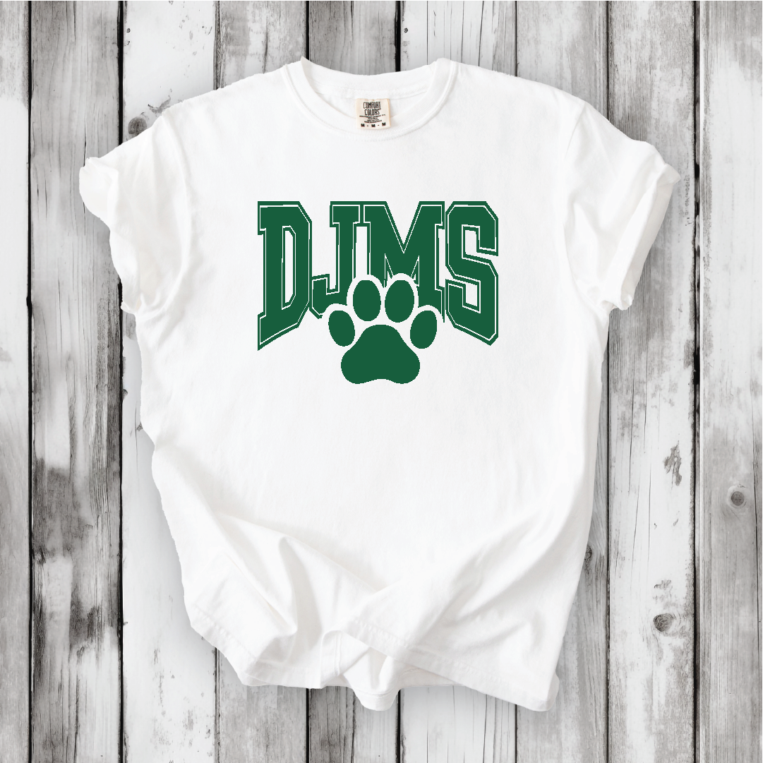 Danny Jones Paw on Bella Canvas, Next Level and Comfort Colors