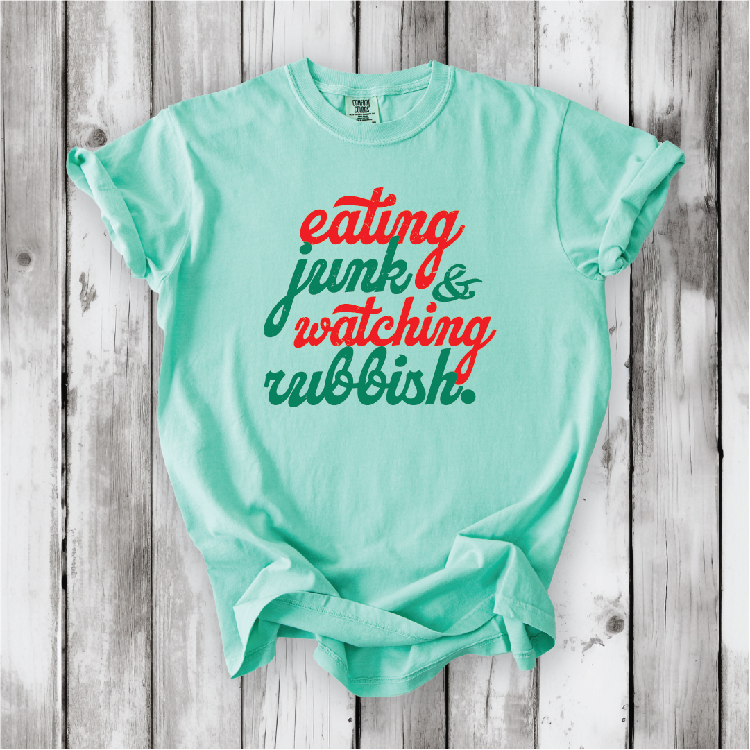 Eating Junk and Watching Rubbish - Comfort Colors