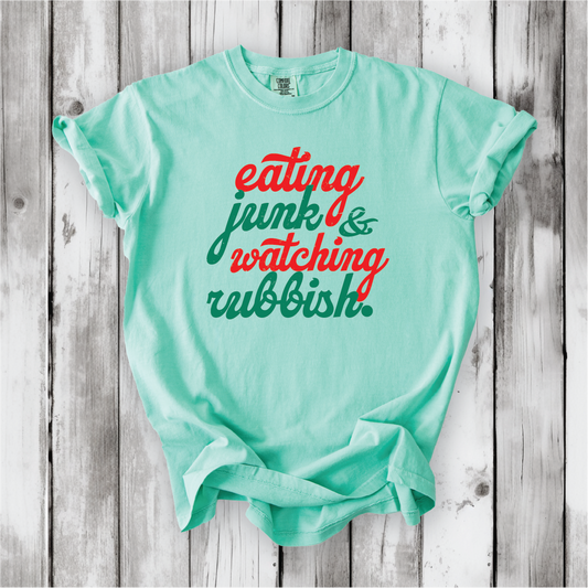 Eating Junk and Watching Rubbish - Comfort Colors
