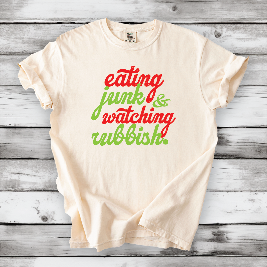 Eating Junk and Watching Rubbish - Comfort Colors
