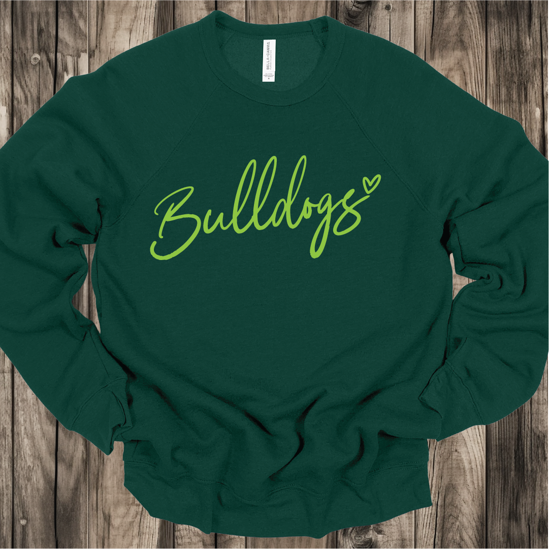 Danny Jones Bulldogs scripty with heart Sweatshirt