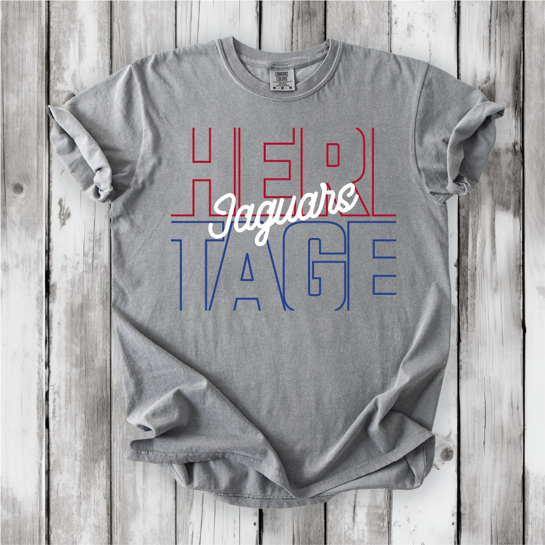 Heritage Jaguars Outline - Comfort Colors