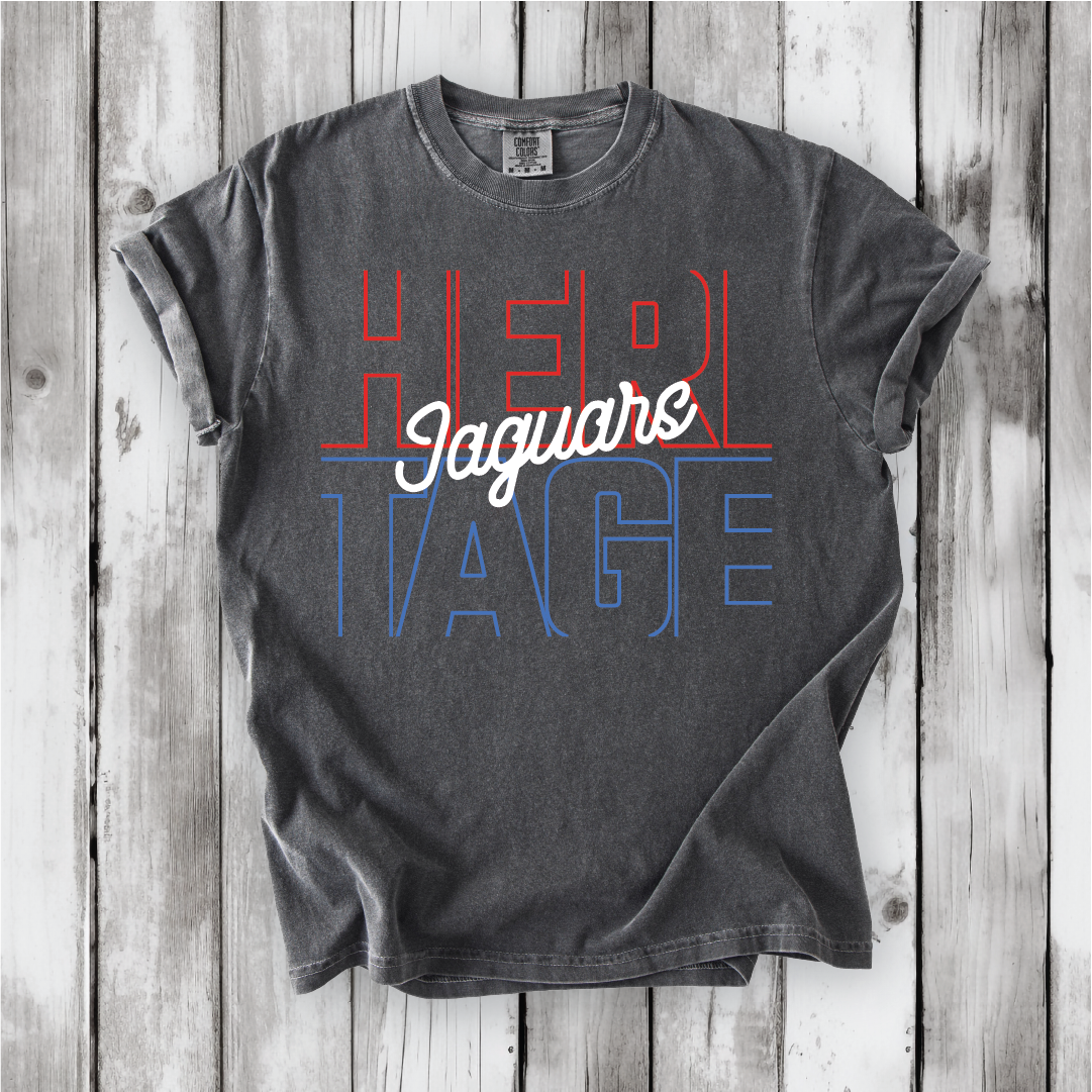 Heritage Jaguars Outline - Comfort Colors