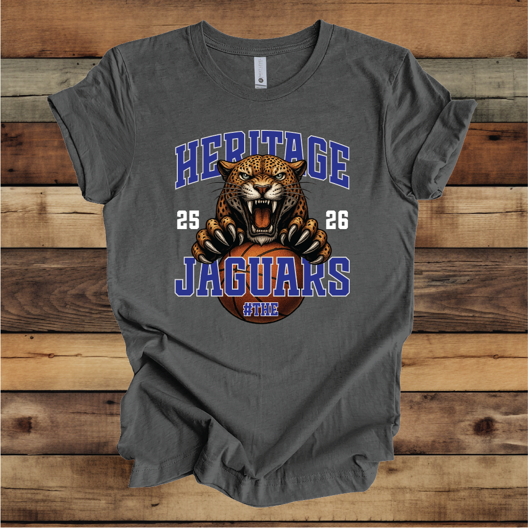 2025-2026 Heritage Lady Jags Basketball - 60/40 COTTON/POLY