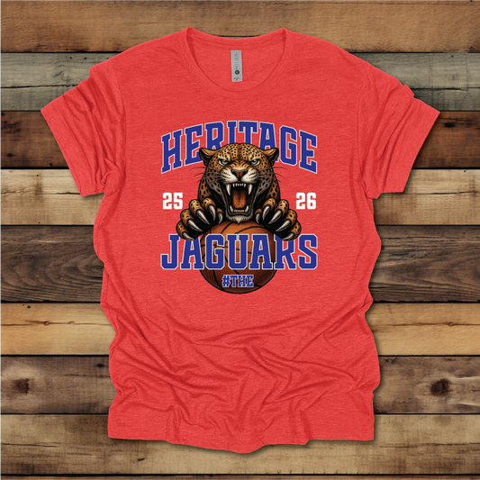 2025-2026 Heritage Lady Jags Basketball - 60/40 COTTON/POLY