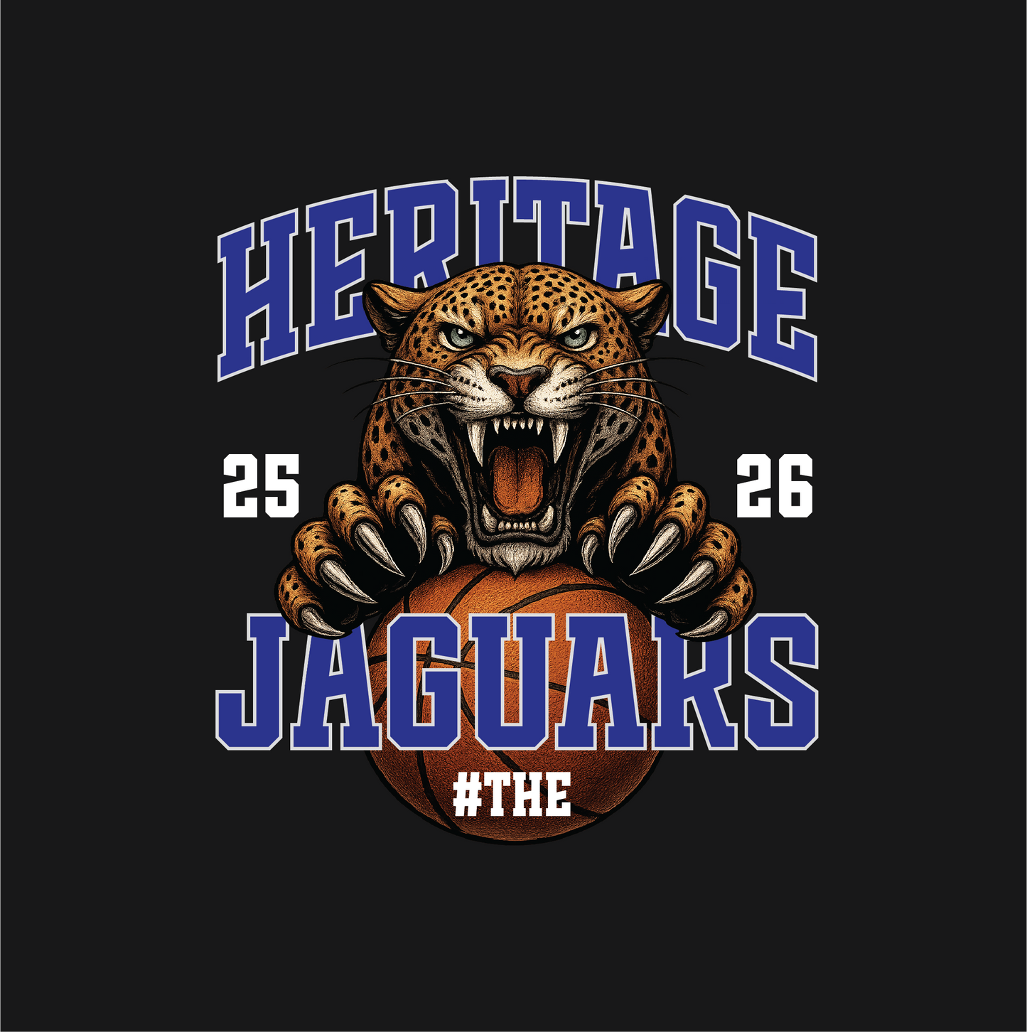 2025-2026  Heritage Lady Jags Basketball - DRY-FIT STYLE