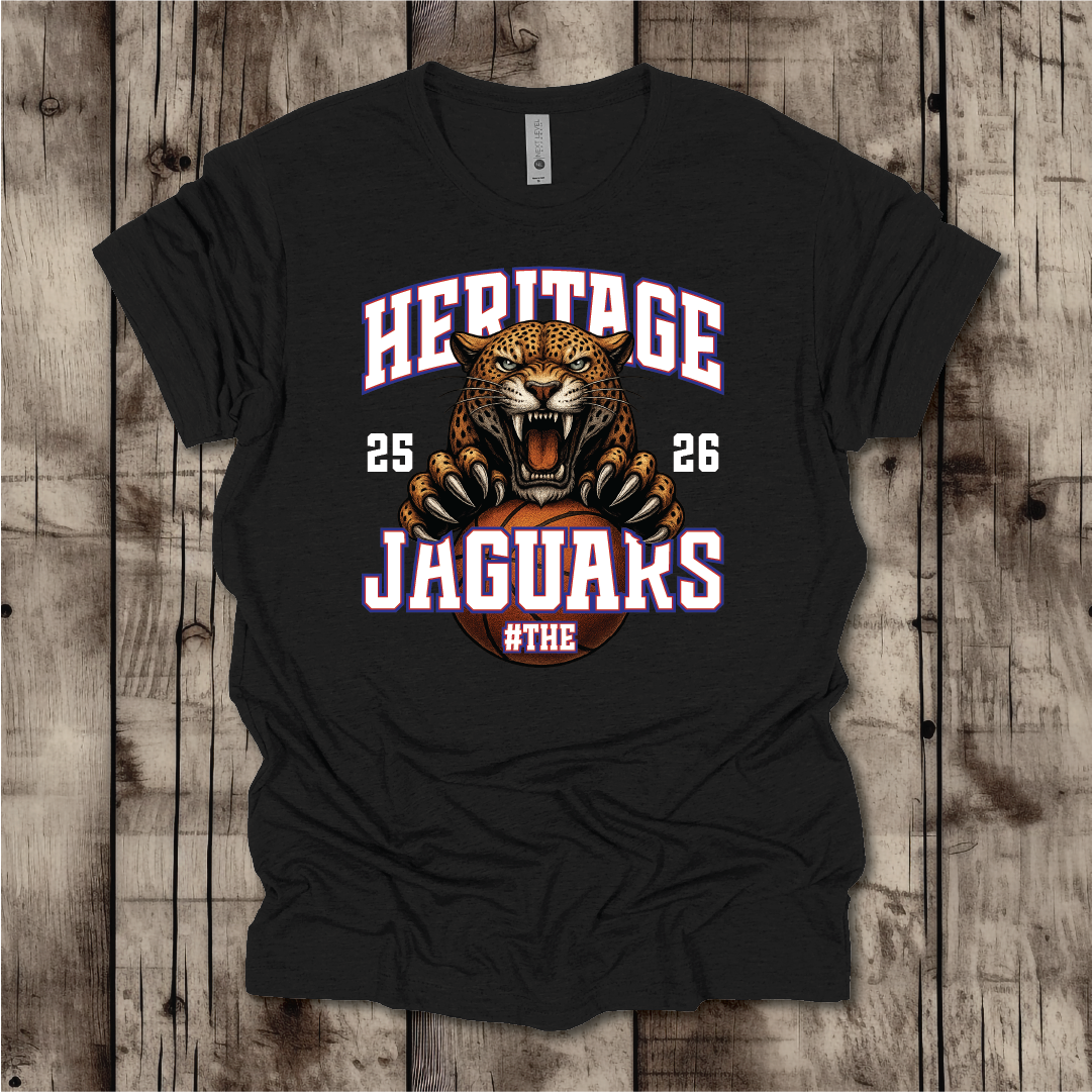 2025-2026 Heritage Lady Jags Basketball - 60/40 COTTON/POLY