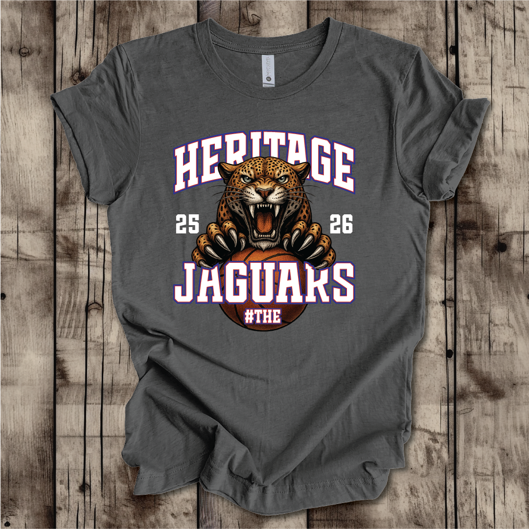 2025-2026 Heritage Lady Jags Basketball - 60/40 COTTON/POLY
