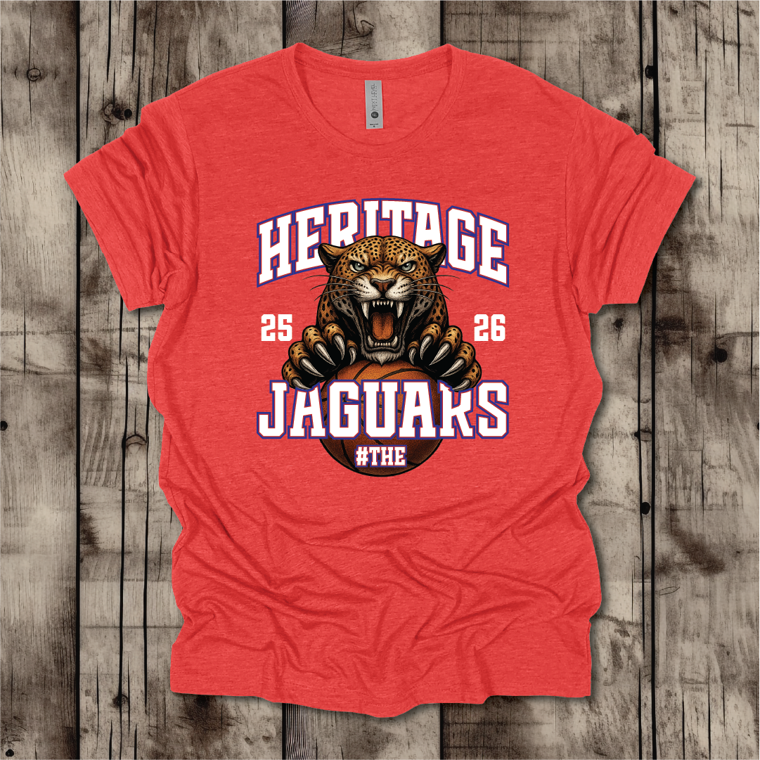 2025-2026 Heritage Lady Jags Basketball - 60/40 COTTON/POLY