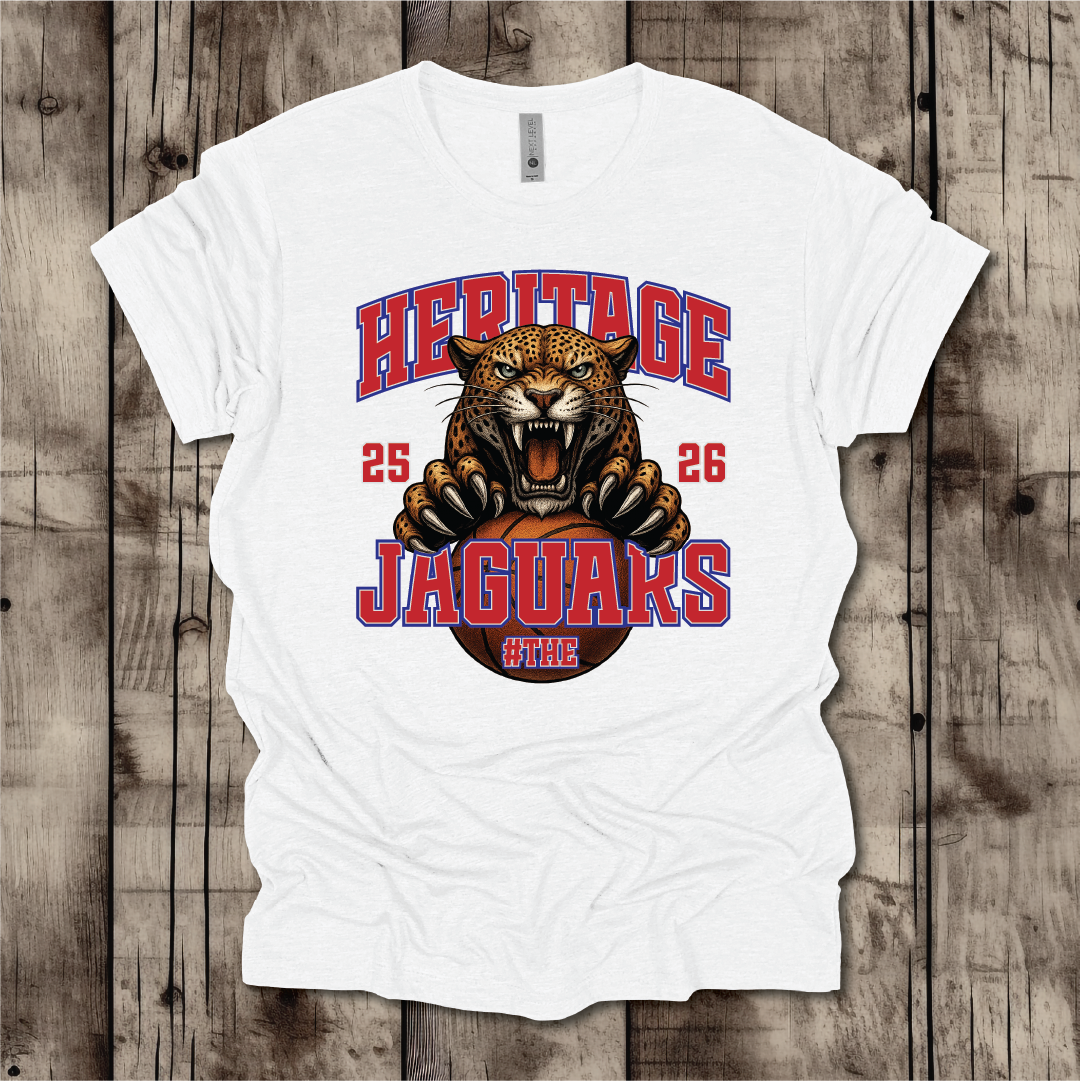 2025-2026 Heritage Lady Jags Basketball - 60/40 COTTON/POLY